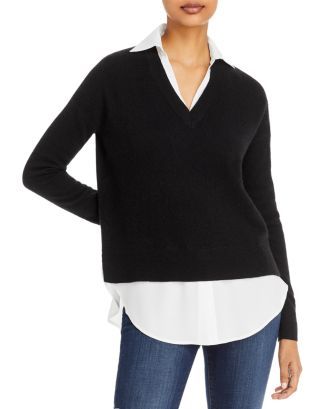 Layered Look Cashmere Sweater - 100% Exclusive | Bloomingdale's (US)