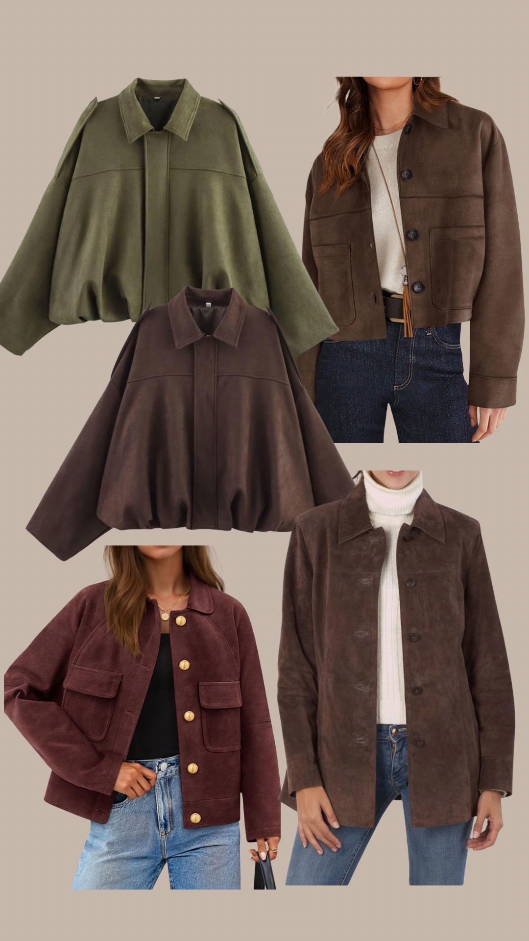 BGSD Women Anna Suede Leather Car Coat (Also available in Plus Size & Petite),
Xunger Women's Faux Suede Bomber Jacket Spring Lapel Pilot Coat Casual Oversized Long Sleeves Trendy Streetwear Outerwear,
Xunger Women's Faux Suede Bomber Jacket Spring Lapel Pilot Coat Casual Oversized Long Sleeves Trendy Streetwear Outerwear,
PRETTYGARDEN Women's Faux Suede Cropped Jacket Casual Lightweight Fall Fashion 2025 Winter Coats Outerwear Trendy Clothes,
PRETTYGARDEN Women's Faux Suede Cropped Jacket Casual Lightweight Fall Fashion 2025 Winter Coats Outerwear Trendy Clothes,
RICHTRUE Old Money Aesthetic Winter Suede Jacket Y2k Outerwear Brown Faux Leather Jacket Women Fall Fashion 2025 Trendy,
Xunger Women's Faux Suede Bomber Jacket Spring Lapel Pilot Coat Casual Oversized Long Sleeves Trendy Streetwear Outerwear,
ZESICA Fall Winter Jackets for Women 2025 Trendy Long Sleeve Button Down Army Shackets Coat with Pockets Casual Outwear,
PRETTYGARDEN Women's Faux Suede Cropped Jacket Casual Lightweight Fall Fashion 2025 Winter Coats Outerwear Trendy Clothes,
ZESICA Fall Winter Jackets for Women 2025 Trendy Long Sleeve Button Down Army Shackets Coat with Pockets Casual Outwear

Follow my LTK @amazingfinders on the @shop.LTK app to view this post and get my exclusive app-only content!

#liketkit 
@shop.ltk
https://liketk.it/5pRcj

#LTKStyleTip #LTKSeasonal #LTKFallSale