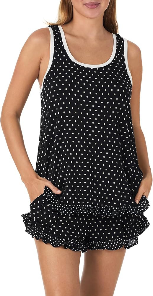 kate spade new york Womens Sleepwear & Loungewear - Soft & Lightweight Modal Jersey Sleeveless Pa... | Amazon (US)
