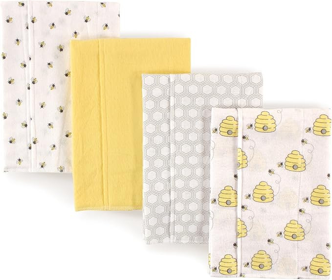 Hudson Baby Unisex Baby Cotton Flannel Burp Cloths | Amazon (US)