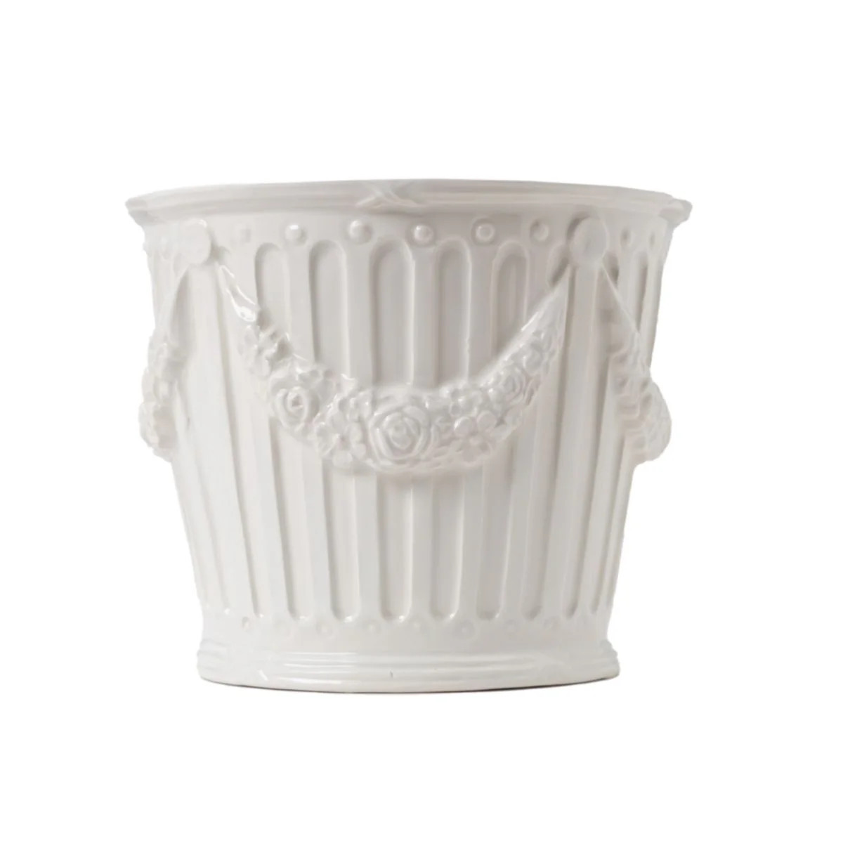 Grande Garland Cachetpot in Creme | Caitlin Wilson Design