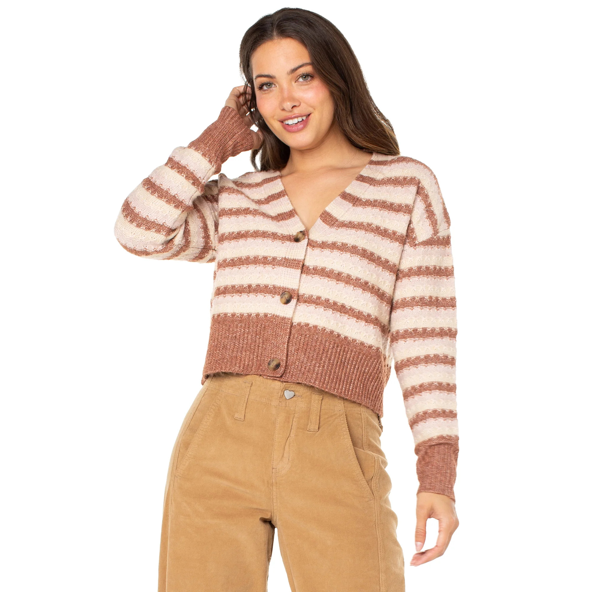 Celebrity Pink Juniors Boyfriend Cardigan, Sizes XS-XXXL | Walmart (US)