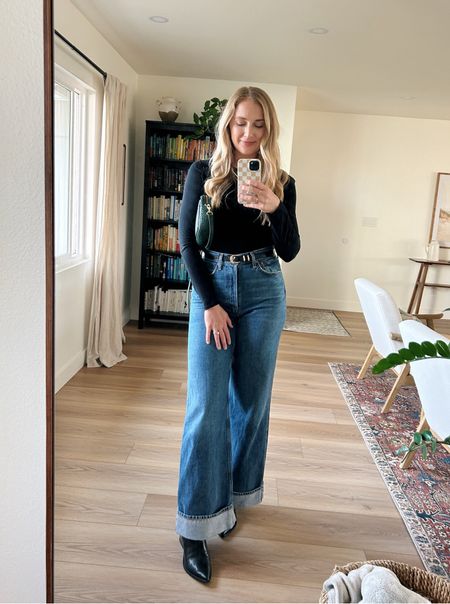 7 ways to style the AGOLDE dame jeans: Part 2

Bodysuit + belt + pointed toe booties

Sharing the full list and my review of these jeans on my blog! RuthNuss.com ✨

#LTKSeasonal #LTKMostLoved #LTKsalealert
