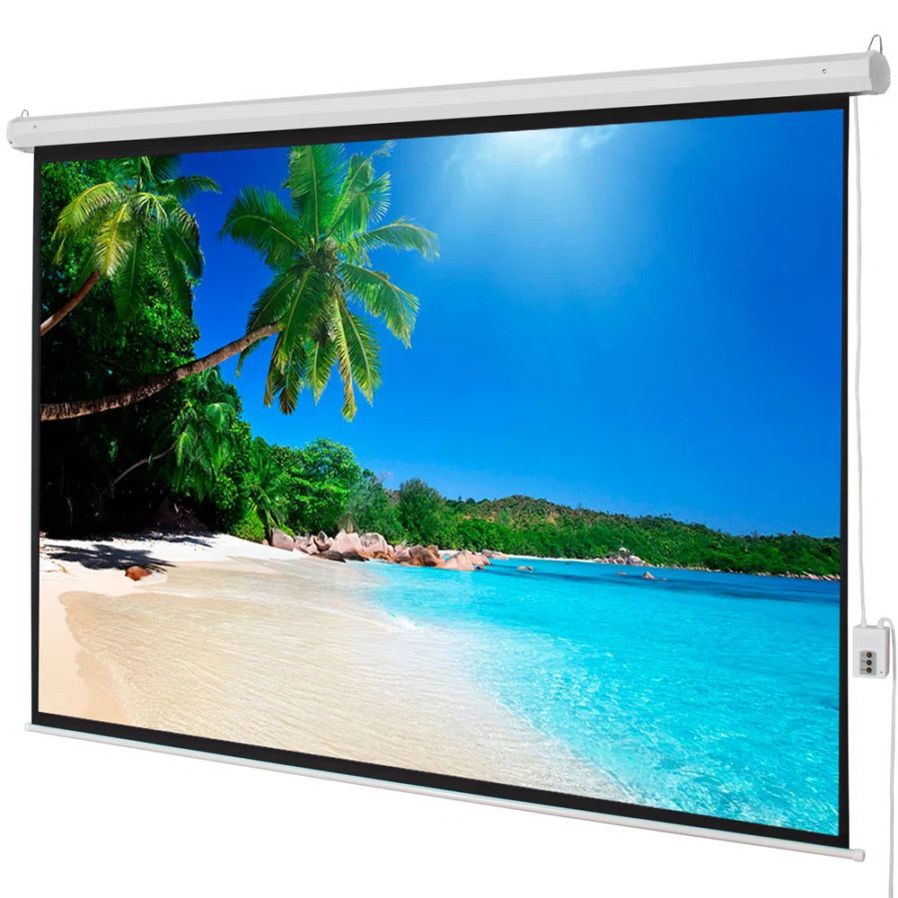 Ktaxon Electric Projector Screen Projector Screen | Wayfair North America