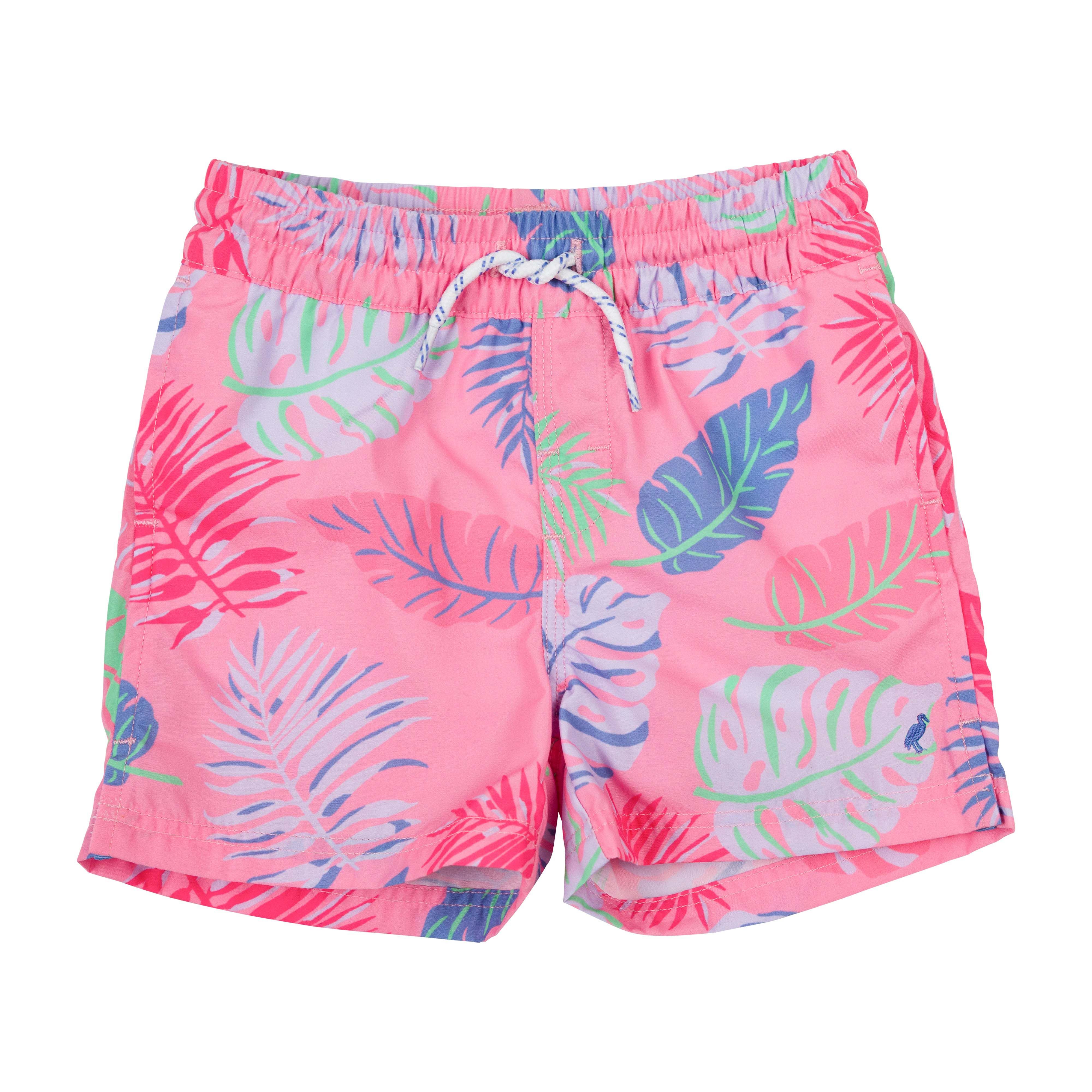 Tortola Trunks - Caicos Canopy with Park City Periwinkle Stork | The Beaufort Bonnet Company