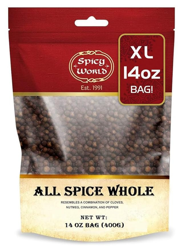 Spicy World Whole Allspice Berries 14 Oz Resealable Bag | All Spice Pimento Jamaica Pepper for Co... | Amazon (US)