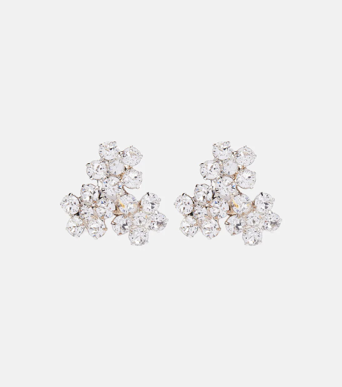 Violet crystal-embellished earrings | Mytheresa (US/CA)
