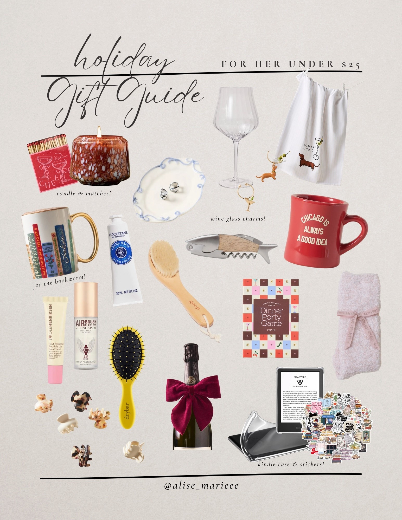 Gifts under $25 for her!

#LTKGiftGuide #LTKHoliday #LTKFindsUnder50