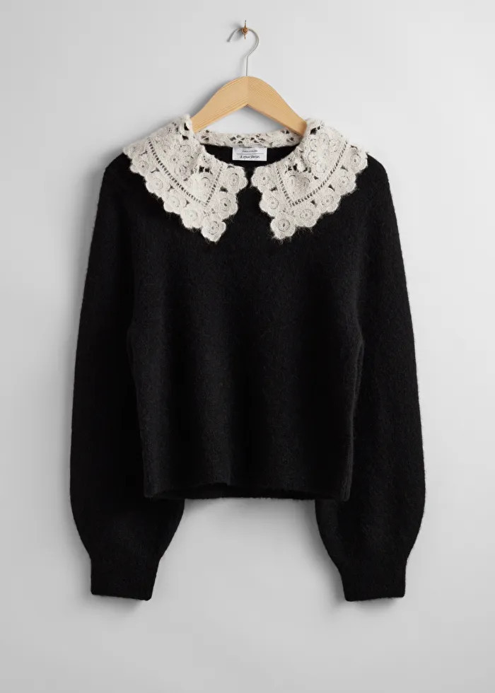 Crochet Collar Knit Jumper | & Other Stories (EU + UK)