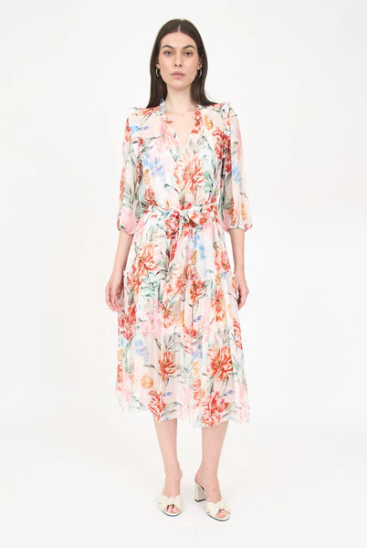 Reid Dress - Ivory Garden | Christy Lynn