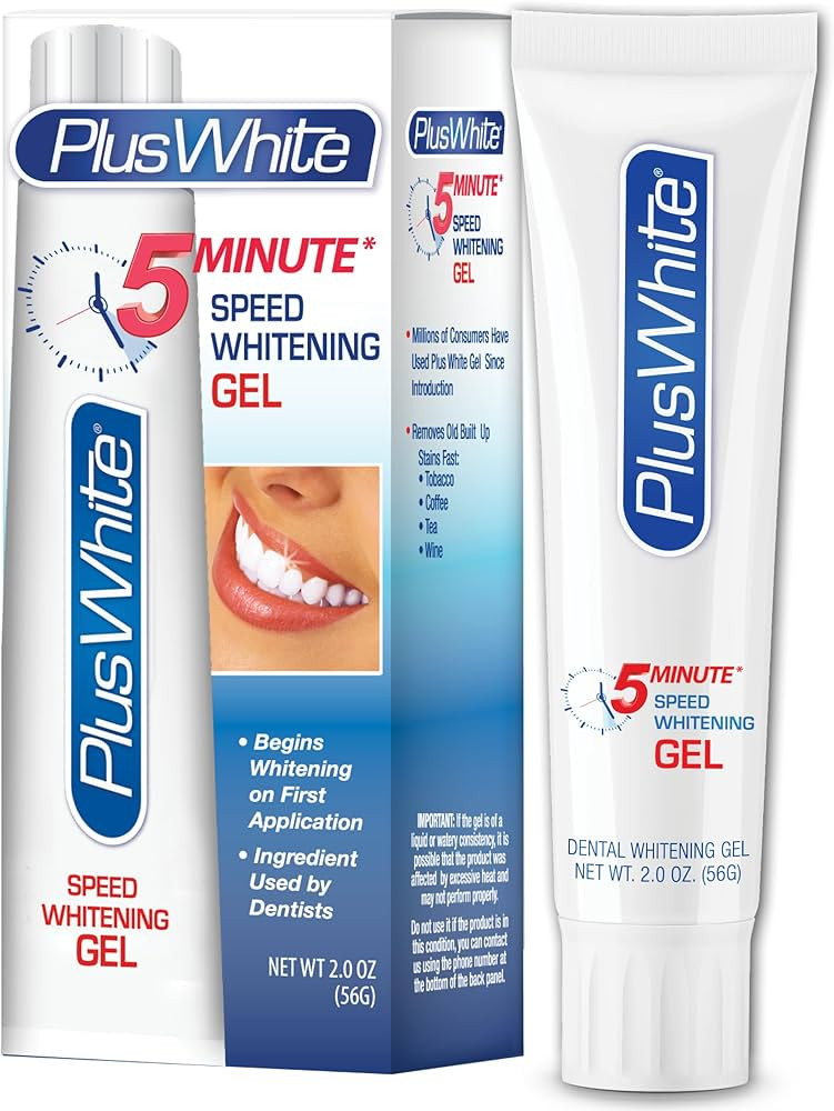 Plus White Speed Whitening Gel - 5 Minute Results - Professional at Home Teeth Whitening w/Dentis... | Amazon (US)