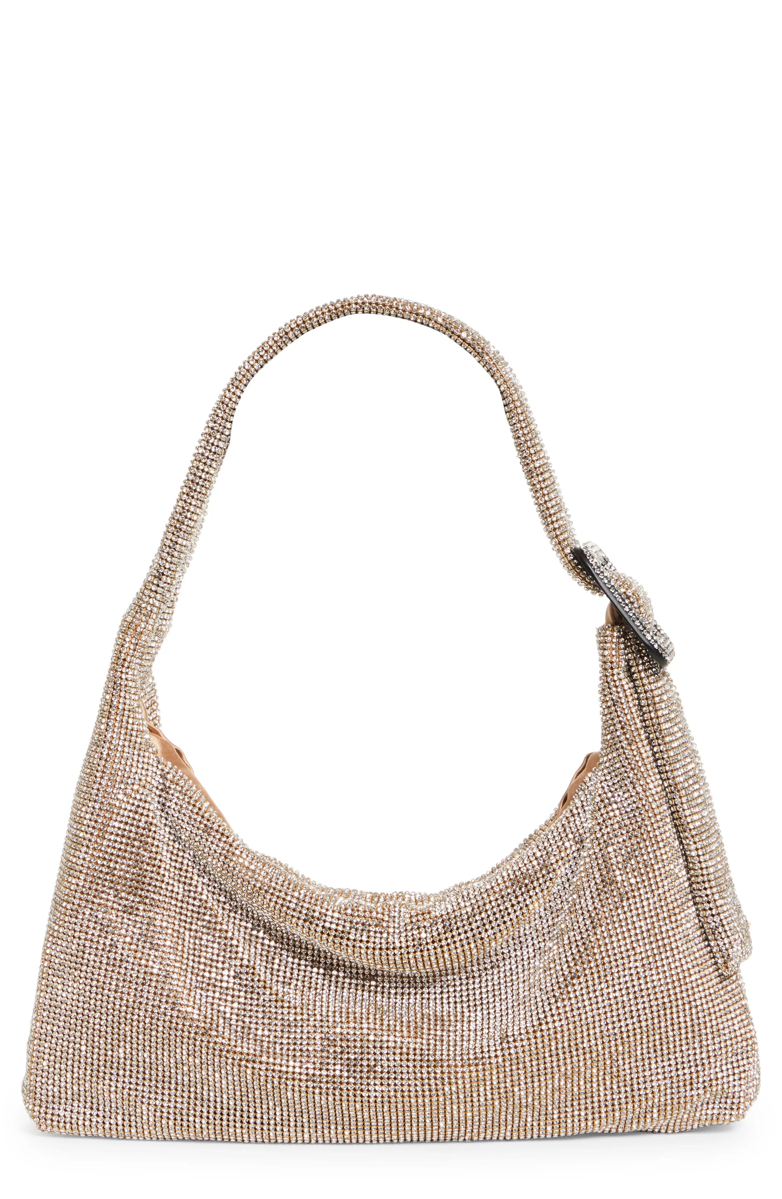 Benedetta Bruzziches Benedatta Bruzziches Pina Bausch Crystal Mesh Hobo in Morning On Canvas at Nord | Nordstrom