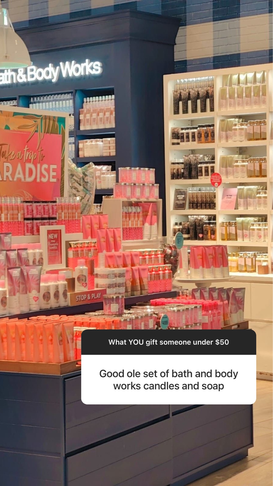 Gifts under $50 from Bath & Body Works. Follower inspireed 

#LTKGiftGuide #LTKHoliday #LTKbeauty