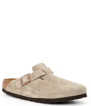Women's Boston Suede Soft Footbed Clogs | Dillard's