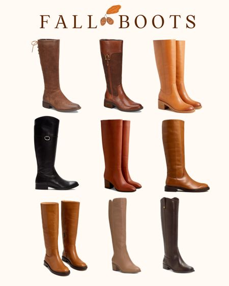 Fall boots! My favorite boots for fall. Riding boots. Equestrian style boots. Tall boots. 

#LTKshoecrush #LTKSeasonal