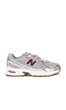 New Balance 740 Sneaker in Monarch Burgundy, Slate Grey, & Raincloud from Revolve.com | Revolve Clothing (Global)