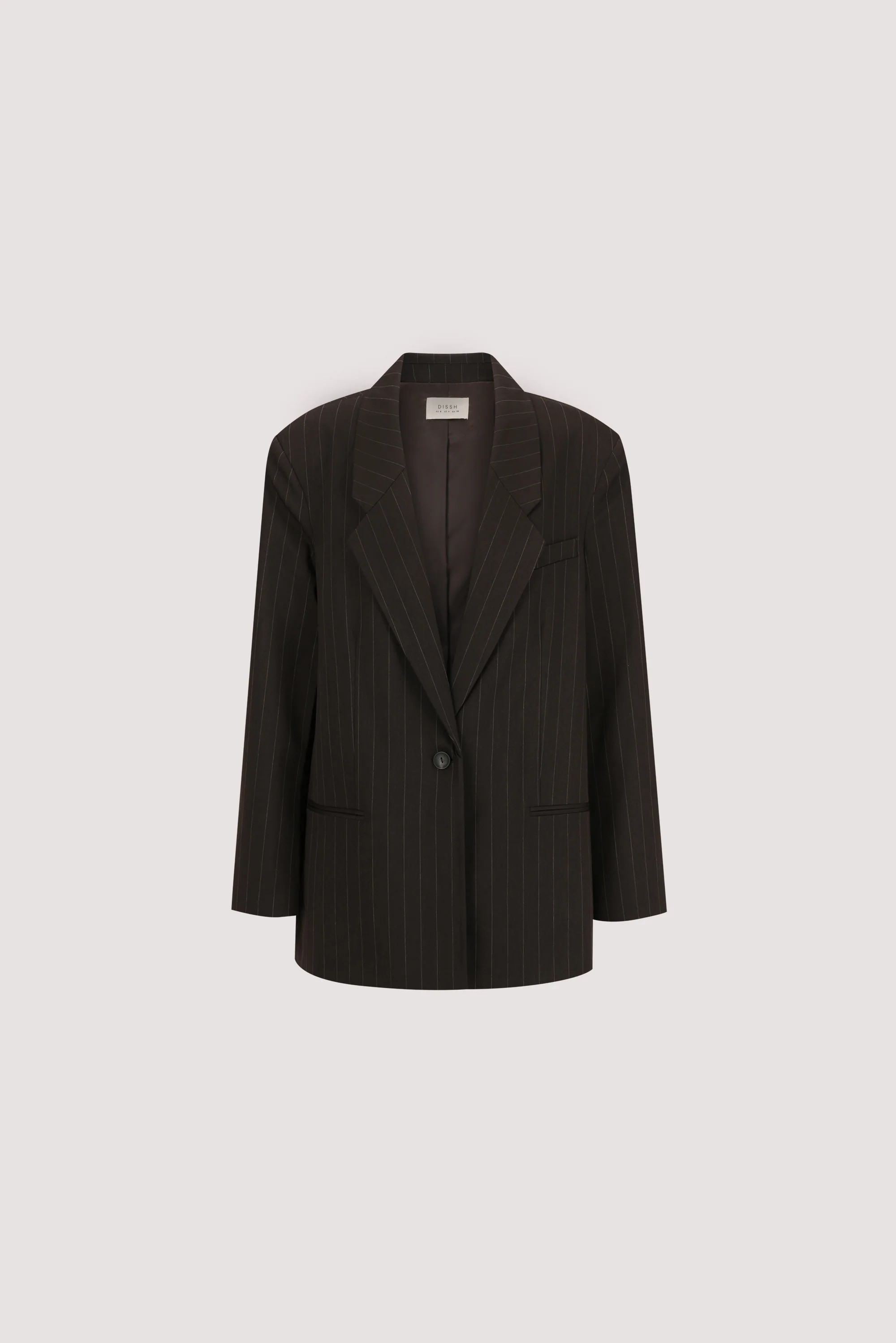 SIAN PEAT STRIPE OVERSIZE BLAZER | DISSH