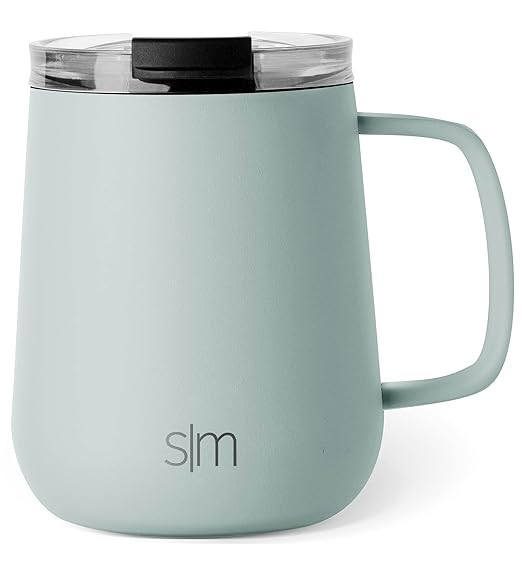 Simple Modern Travel Coffee Mug with Lid and Handle | Reusable Insulated Stainless Steel Coffee T... | Amazon (US)
