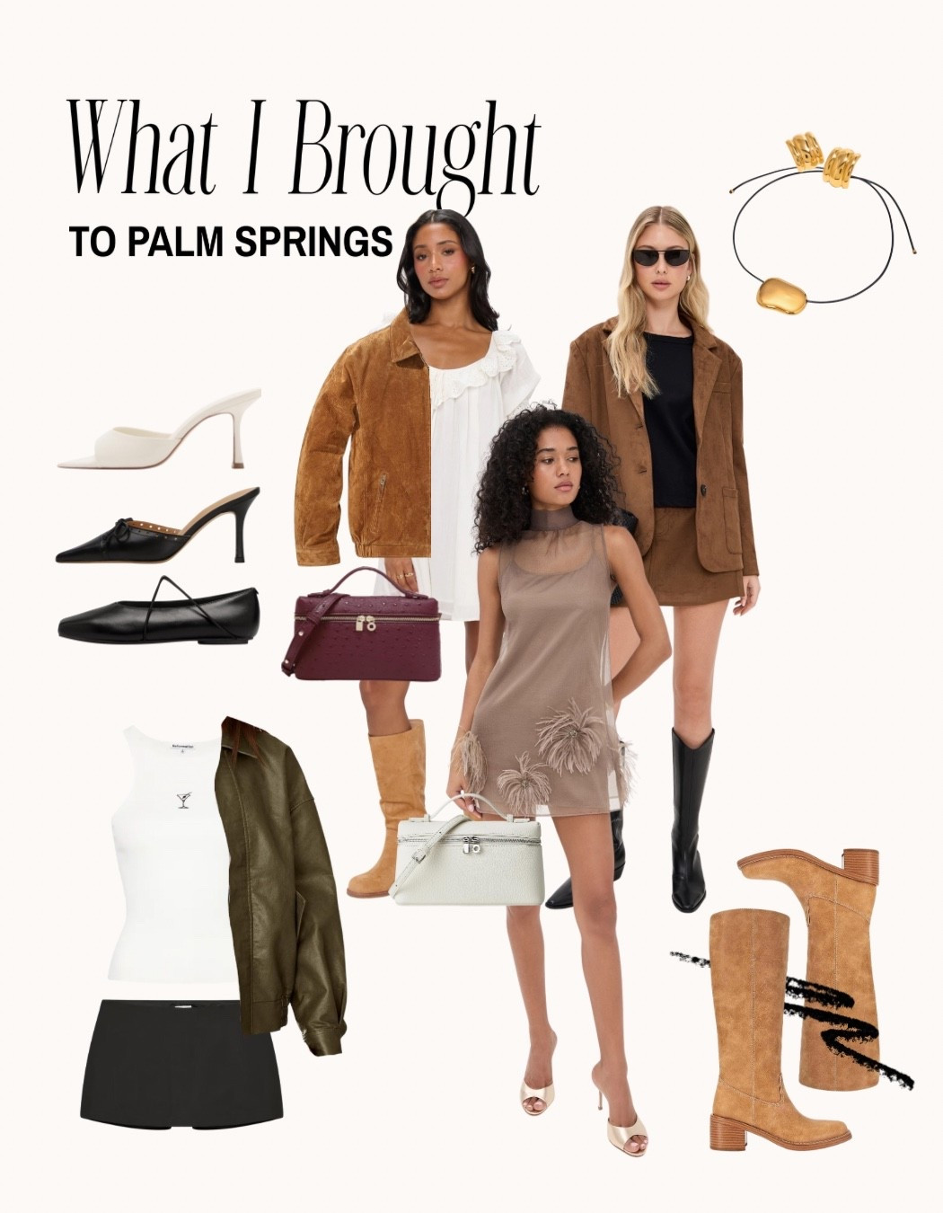 What I packed for Palm Springs!🫶🏼