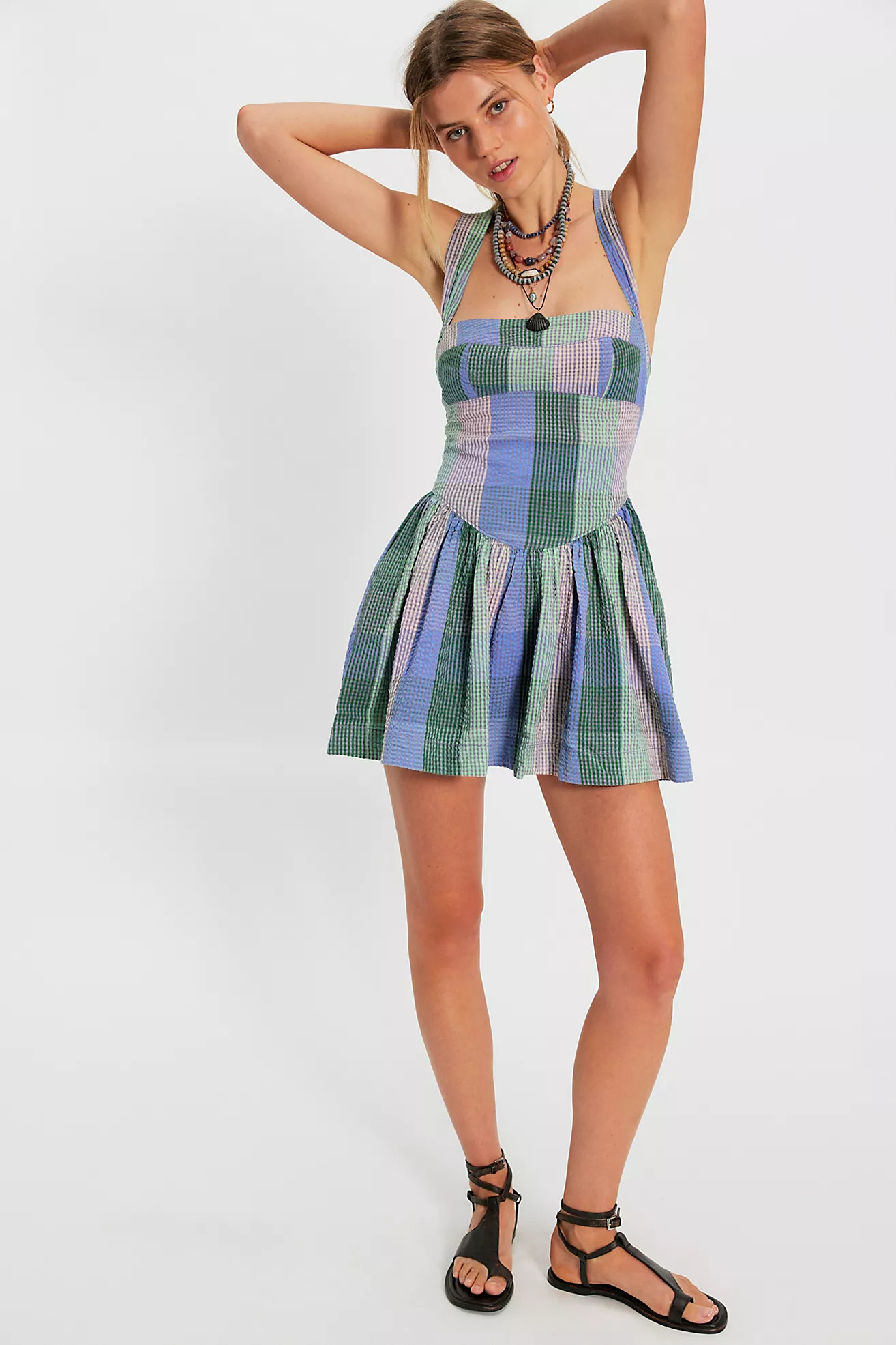 Laurel Plaid Mini Dress | Free People (Global - UK&FR Excluded)