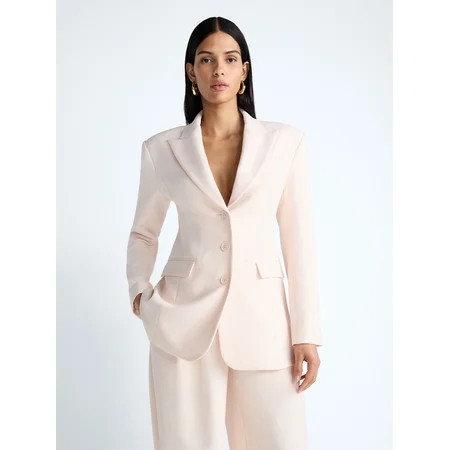 Devil Wears Prada Scoop Collection Women s and Women’s Plus Single Breasted Blazer Sizes XS-4X | Walmart (US)