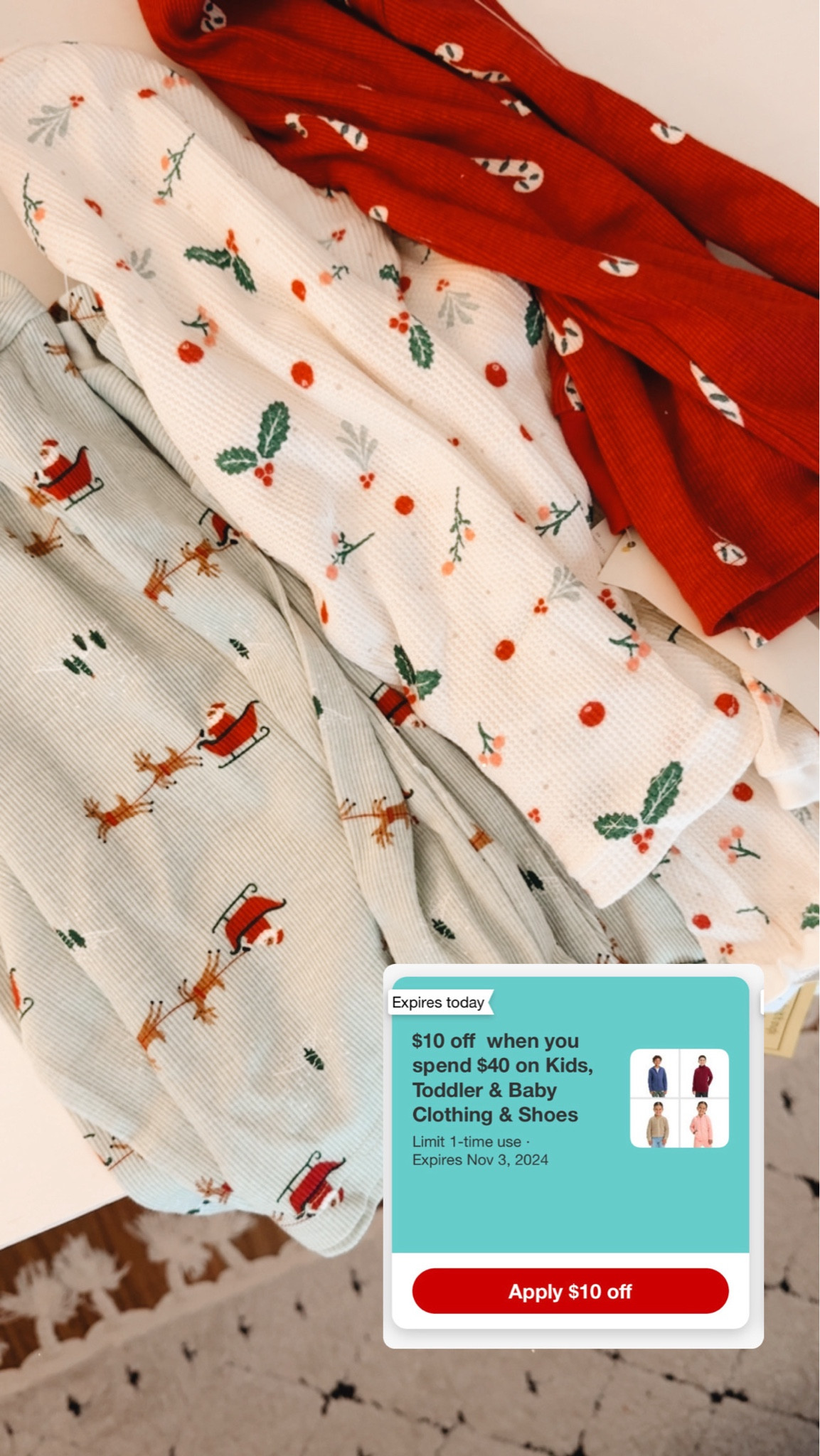 Target Christmas Jammies 

Holidays 
Christmas 
Pajamas 
Kids
Toddlers
Teens
Gifts 
Holiday time
Holiday savings 
Target
Christmas Eve 

#LTKFamily #LTKHoliday #LTKKids
