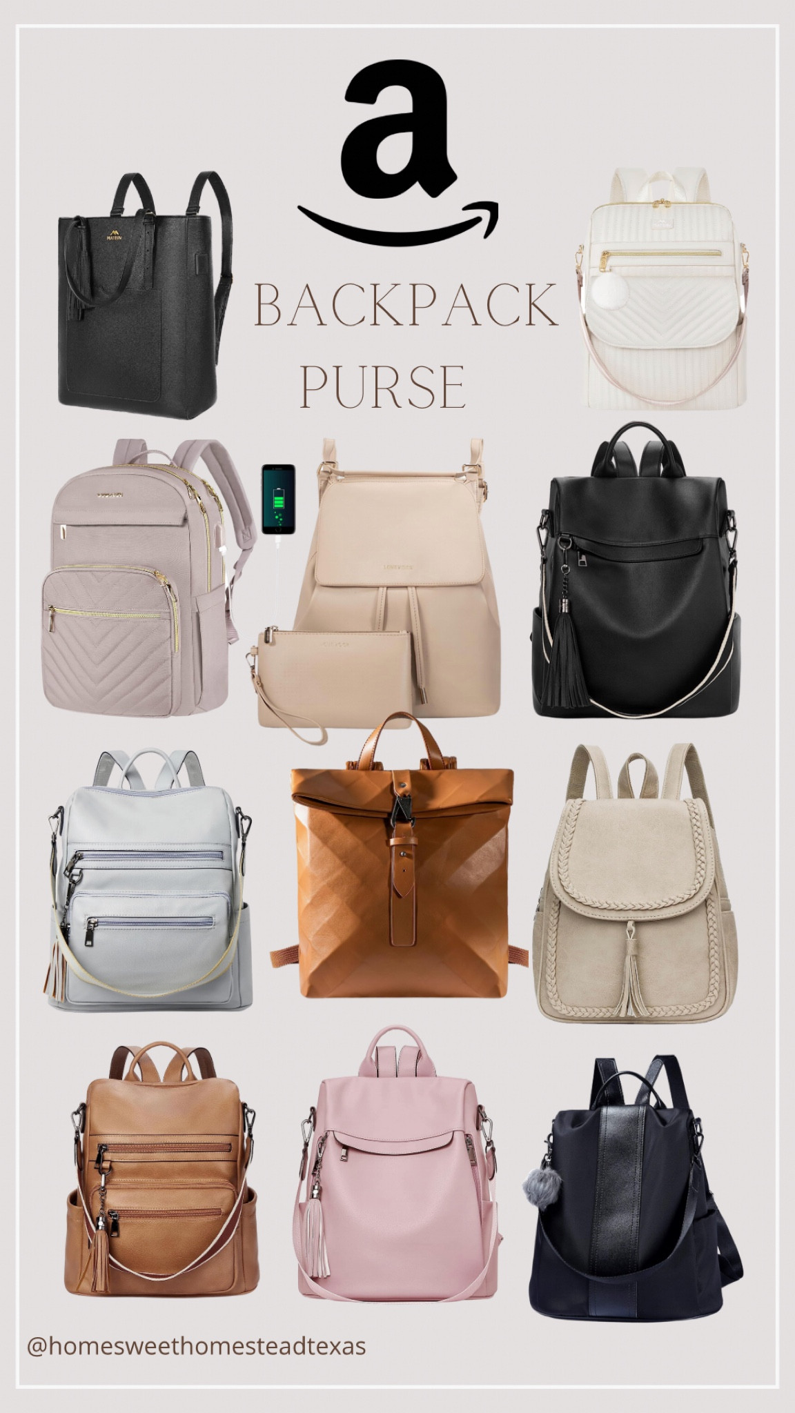 Backpack Purses and Laptop Backpack for back-to-school, college, mom bag! 

#backtoschool #schoolessentials #backpackpurse #laptopbag #laptopbackpack #collegeeseentials #amazonfinds #amazonfashion #collegebag #collegebackpack #mombag

#LTKitbag #LTKtravel #LTKBacktoSchool