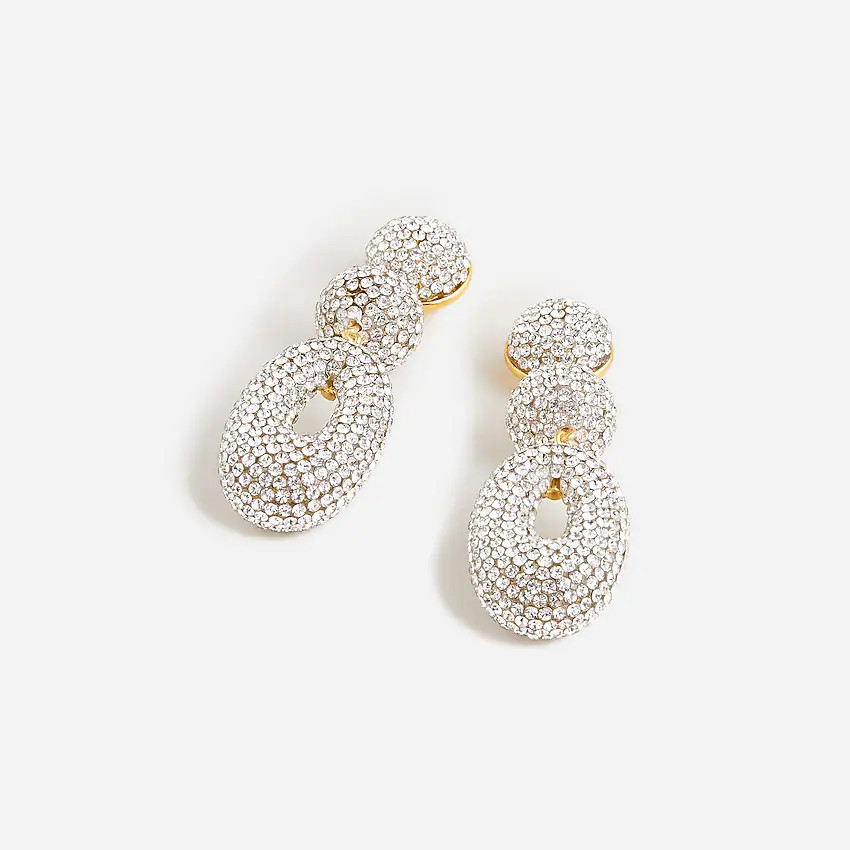 Triple crystal drop earrings | J. Crew US