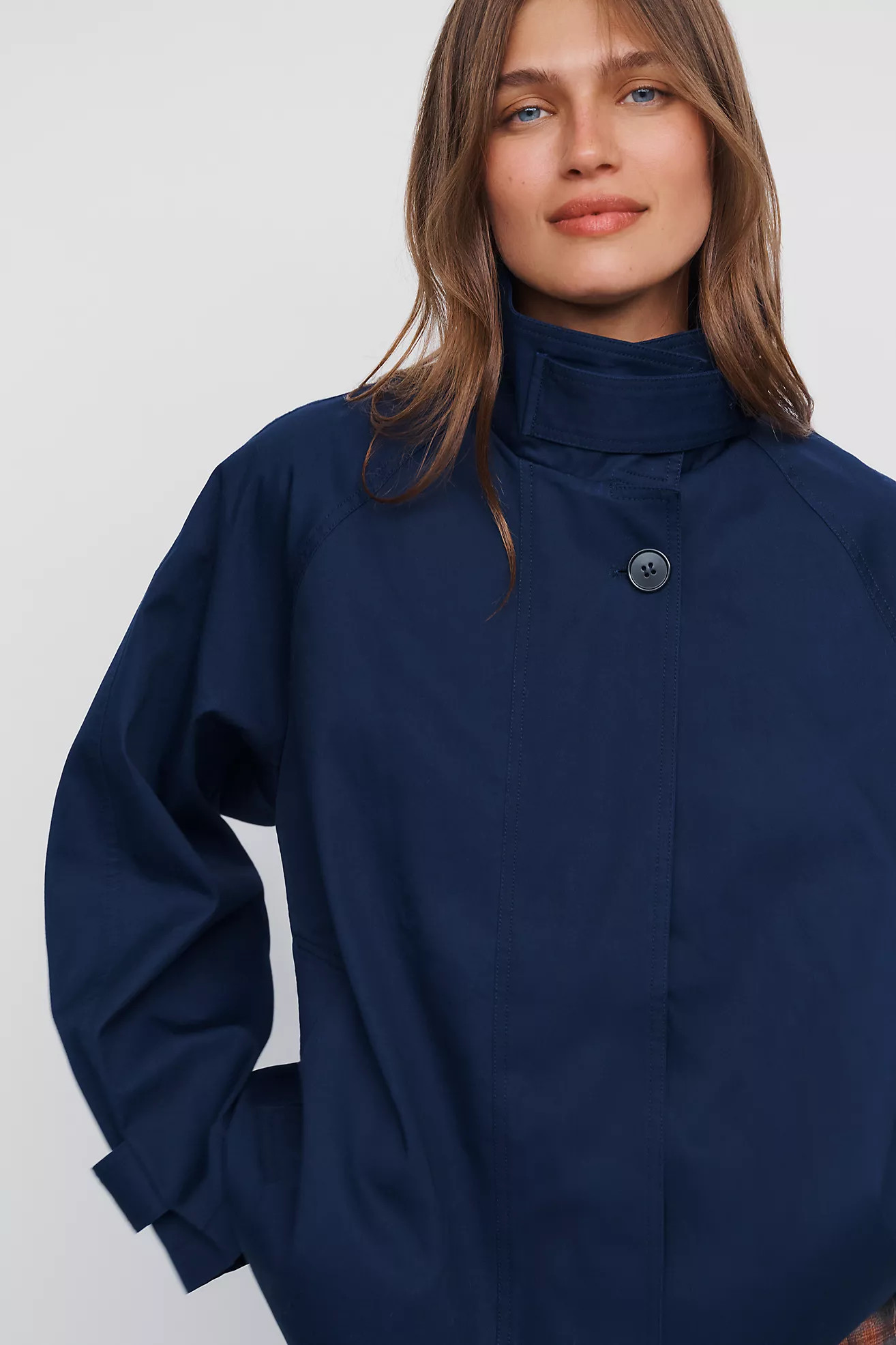 Maeve Lyonne Funnel-Neck Cape Jacket | Anthropologie (US)