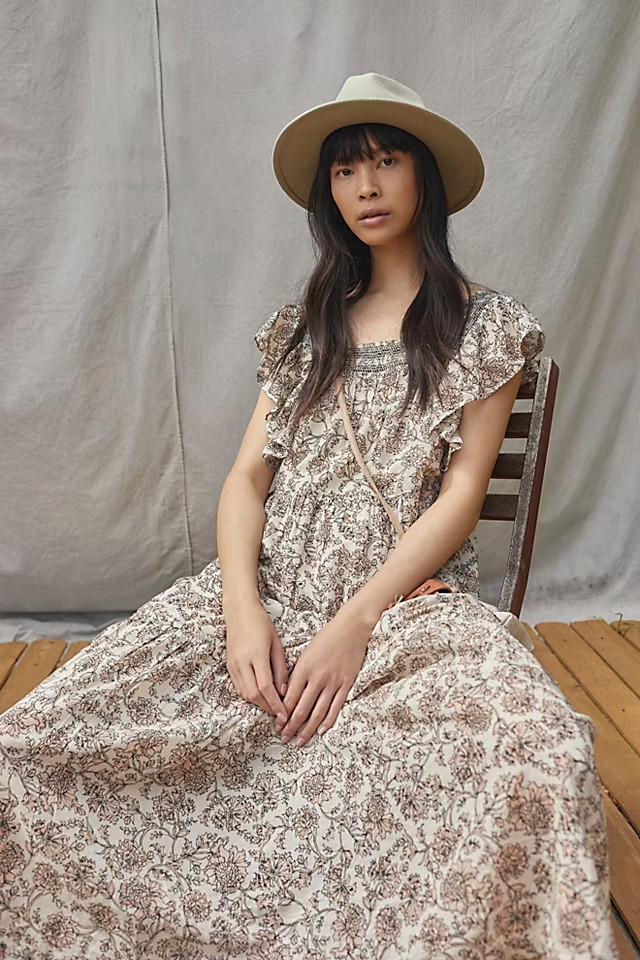 Bonita Printed Midi Dress | Free People (Global - UK&FR Excluded)