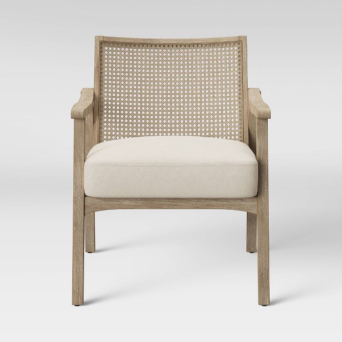 Chelmsford Cane Lounge Chair Natural - Threshold™ | Target