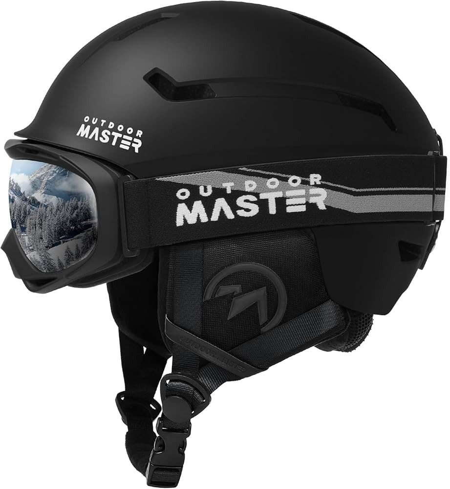 OutdoorMaster Ski Helmet Set,Snowboard Helmet with Goggles for Adults - Durable PC Shell, Protect... | Amazon (US)