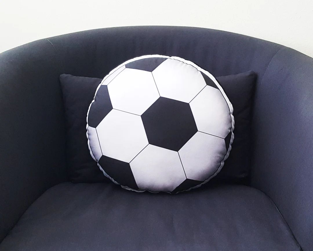 Soccer Ball Pillow Personalized Pillow Soccer Team Gifts - Etsy | Etsy (US)