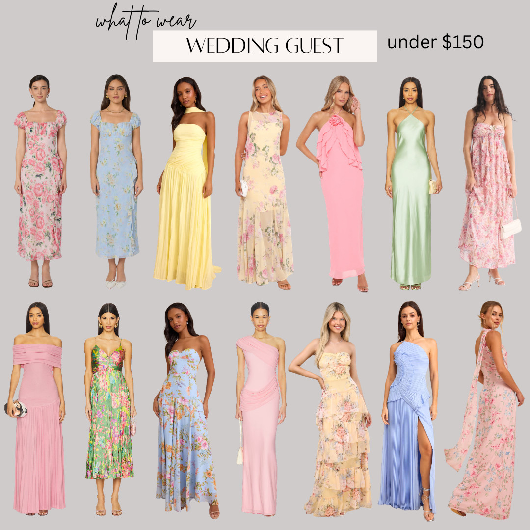 Wedding Guest Dresses under $150 / Bridesmaid Dresses under $150


ootd style fashion, floral dress, spring wedding, summer wedding, destination wedding, garden party, bridal party, 

 

#LTKootd #LTKTravel #LTKWedding