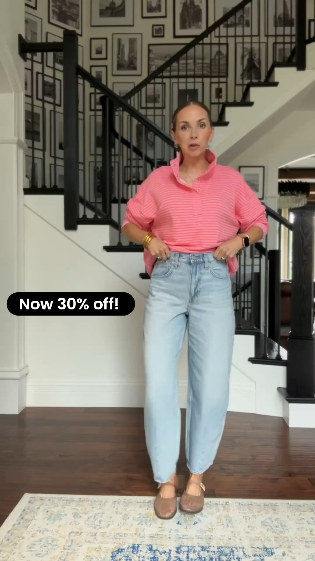 @Target barrel jeans are now 30% off! I’m in a 4

#LTKSaleAlert