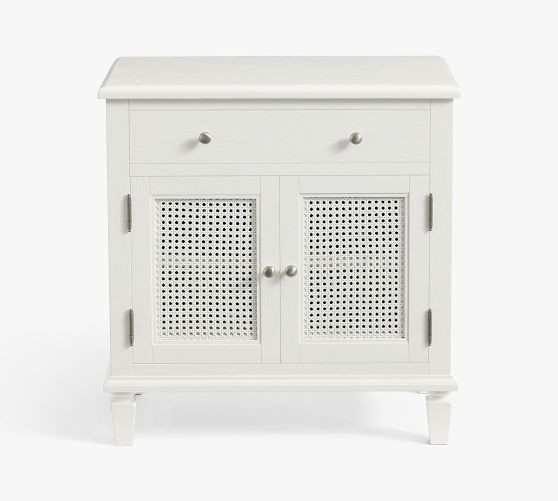 Sausalito Cane Cabinet Nightstand (28") | Pottery Barn (US)
