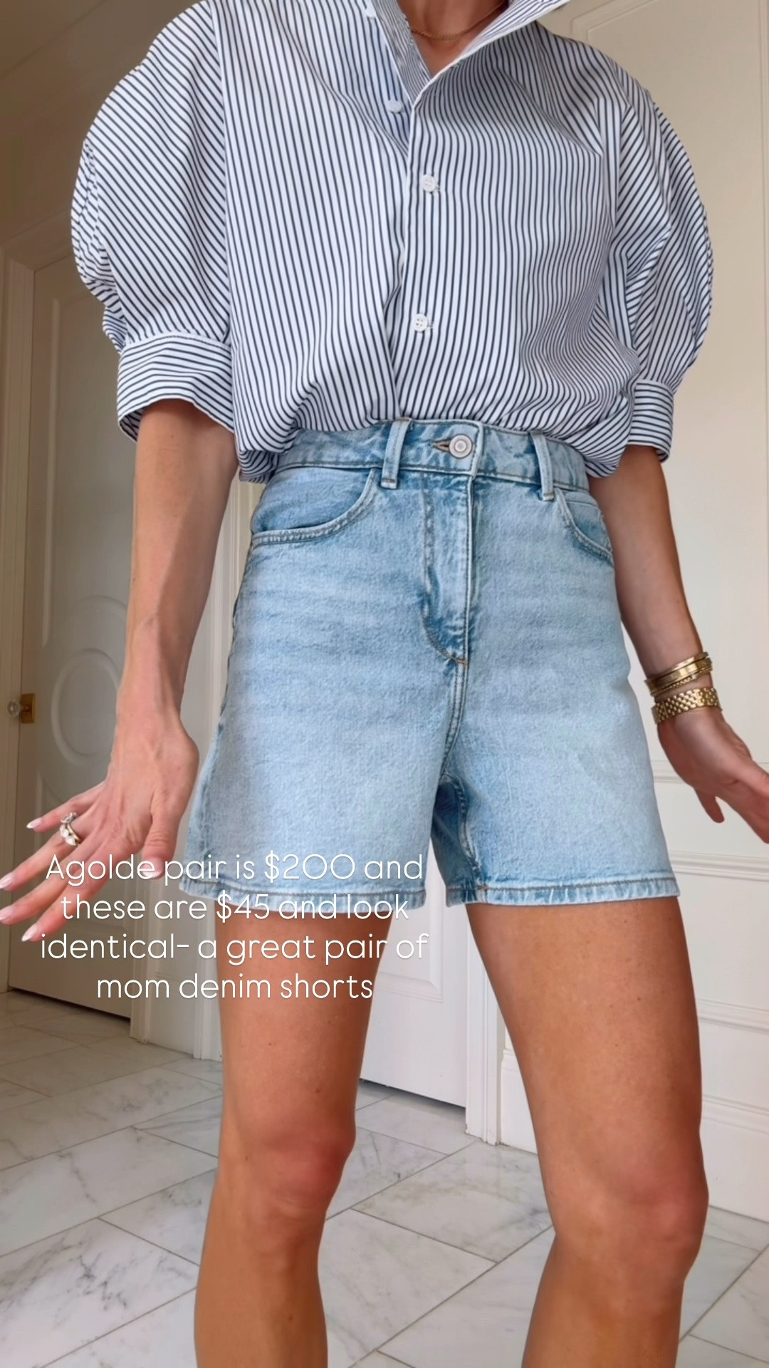 @Zara mom denim shorts for summer under $59 fit tts