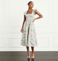 The Ellie Nap Dress - Poppy Pink Poplin | Hill House Home