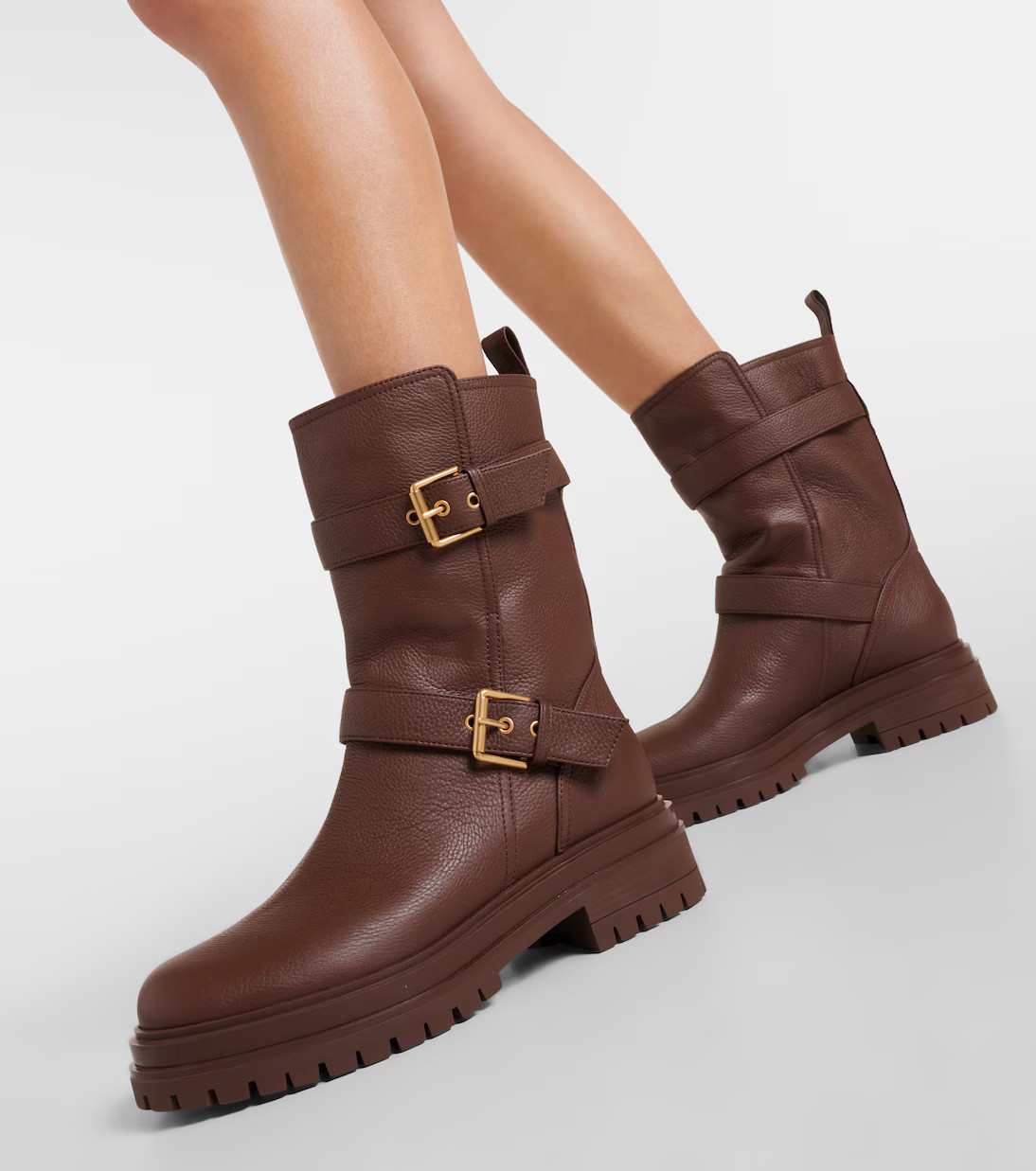 Thiago leather biker boots | Mytheresa (US/CA)