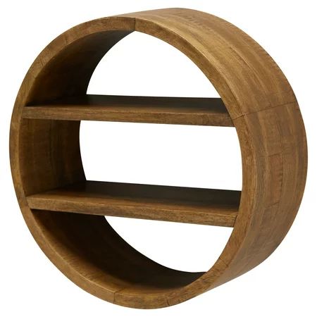 Round Mango Wood Wall Shelf by Drew Barrymore Flower Home | Walmart (US)