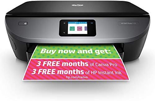 HP ENVY Photo 7155 All in One Photo Printer with Wireless Printing, HP Instant Ink or Amazon Dash... | Amazon (US)