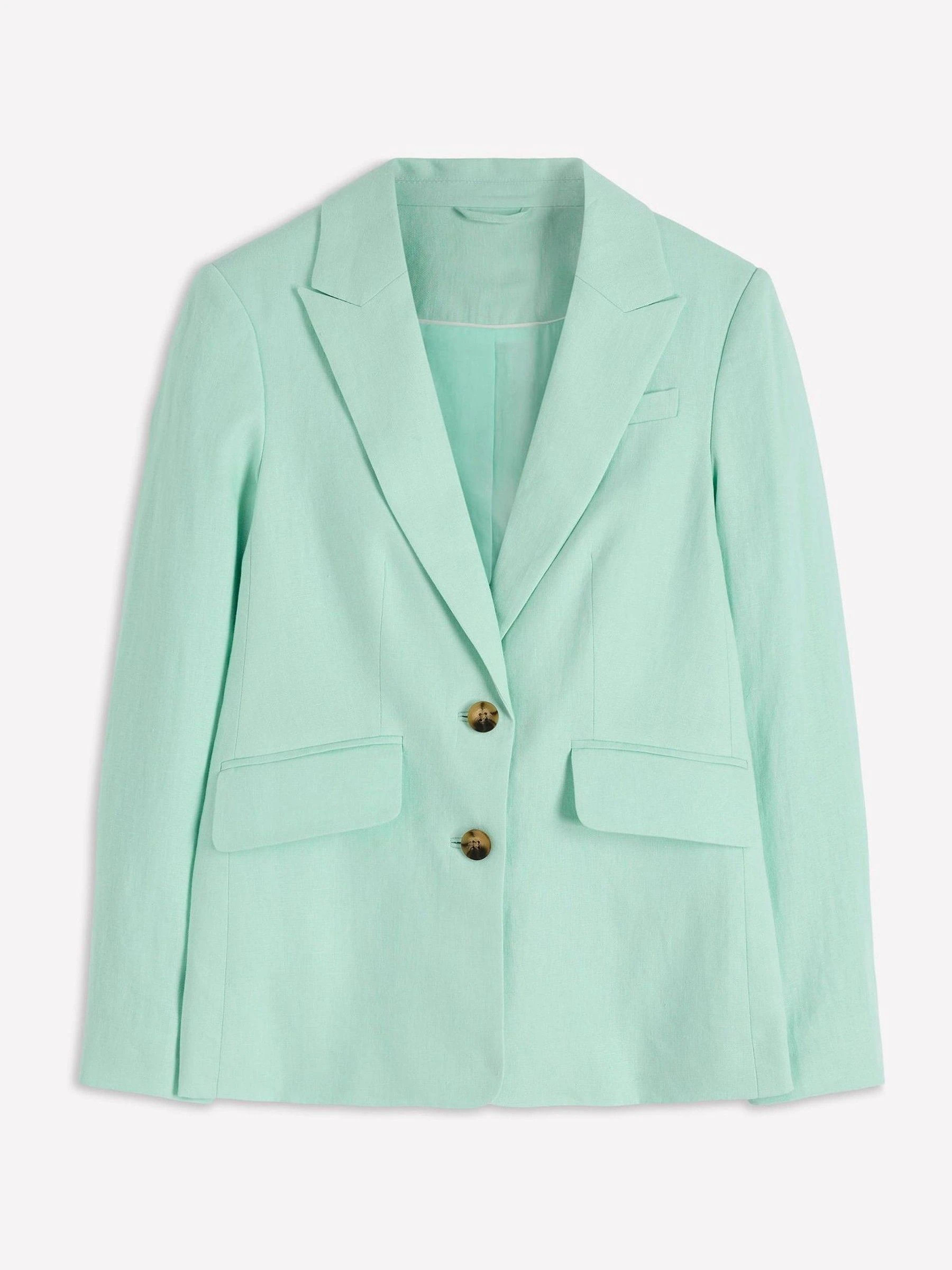 Boden Boden Blue Stamford Linen Blazer | Next US