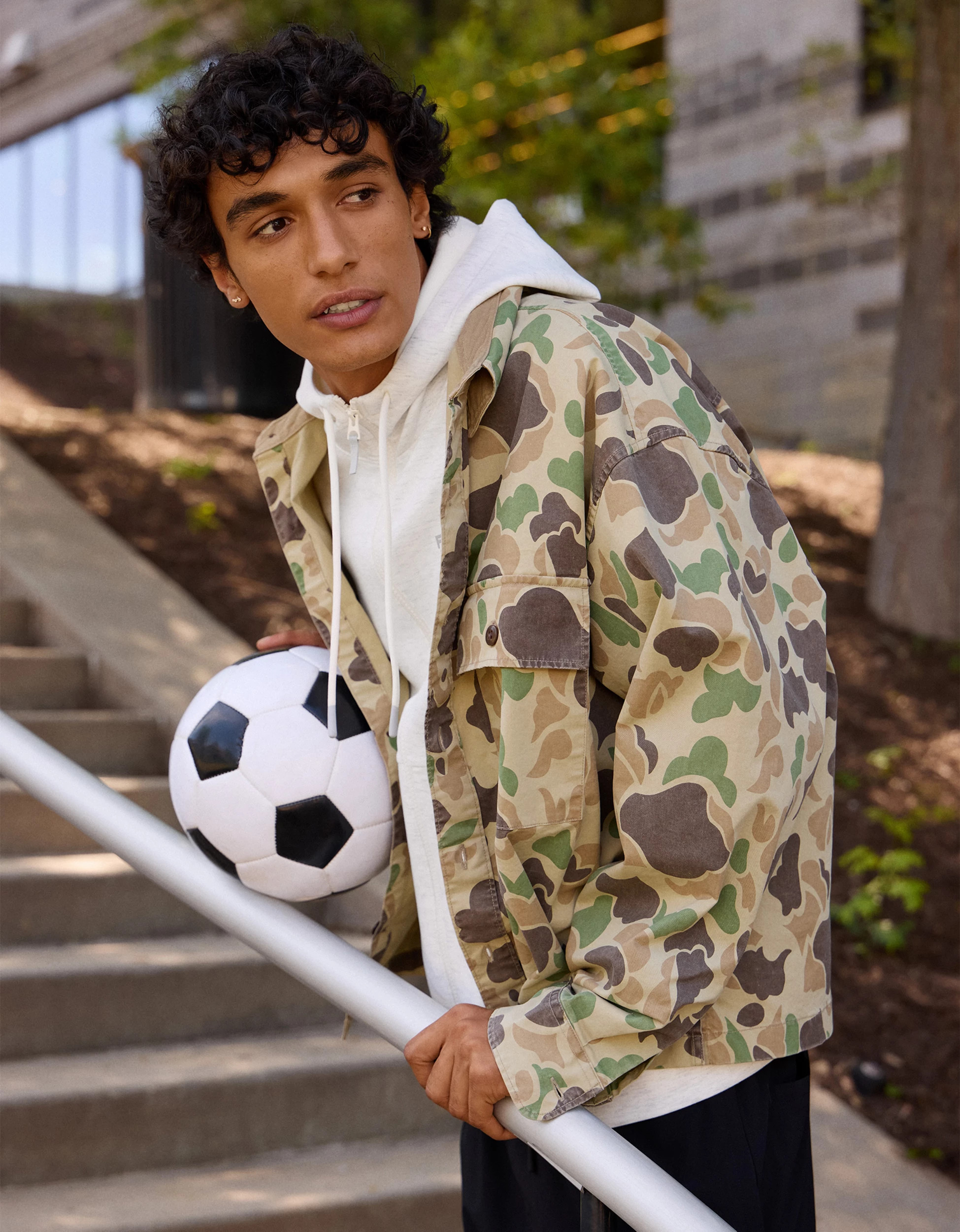 Long Weekend Sale AE Boxy Fit Overshirt | American Eagle Outfitters (US & CA)