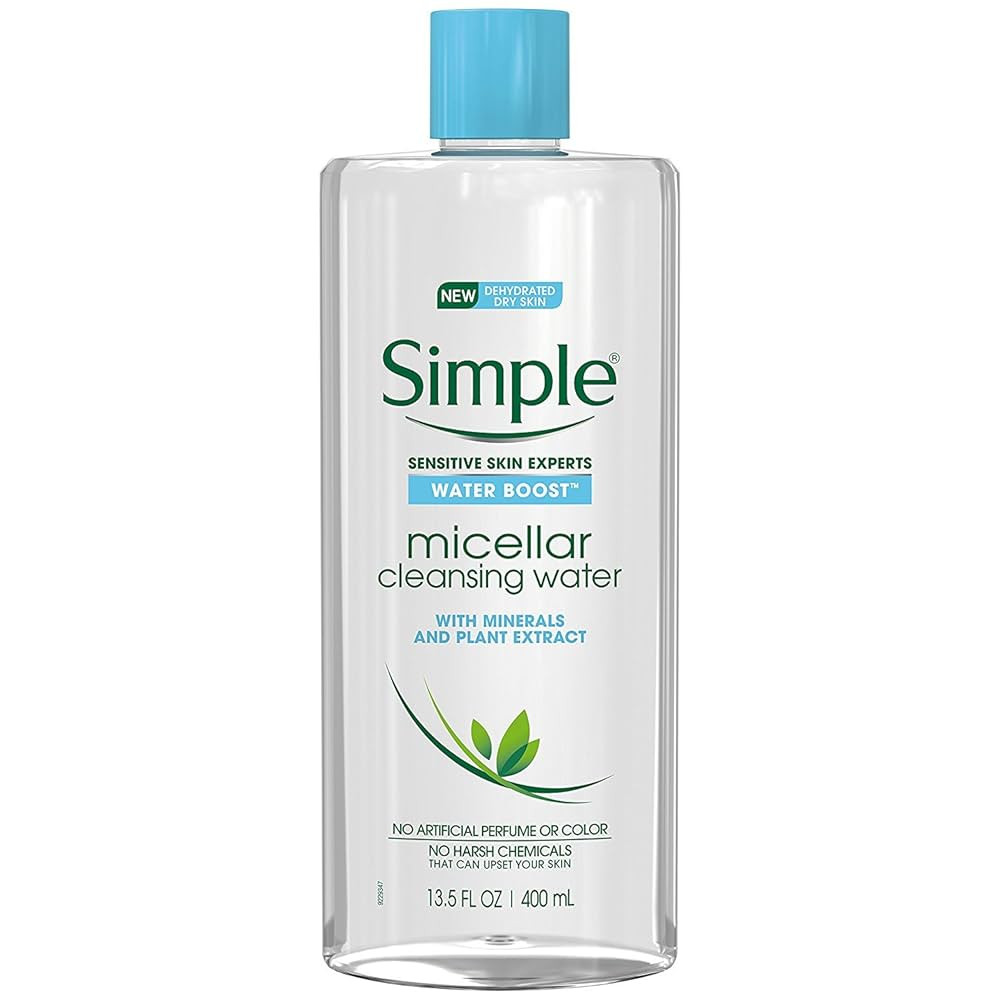 Simple Water Boost Micellar Cleansing Water, Sensitive Skin, 13.5 oz | Amazon (US)