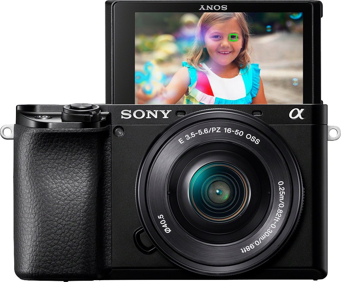 Sony Alpha 6100 Mirrorless 4K Video Camera with E PZ 16-50mm Lens Black ILCE6100L/B - Best Buy | Best Buy U.S.