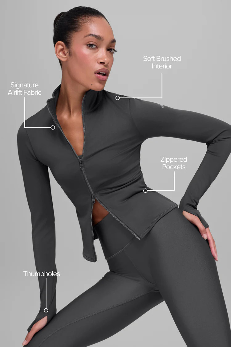 Airlift Winter Warm Radiant Full-Zip Jacket | Alo Yoga (US)