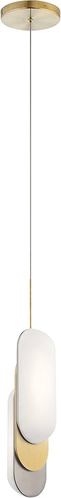 Elan 83210CG Shima Pendant, 2-Lights LED 34 Total Watts, Champagne Gold | Amazon (US)