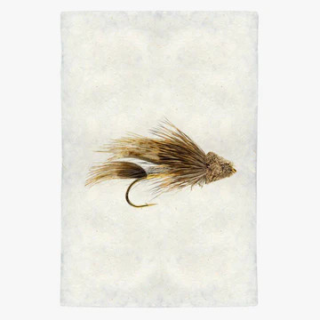 Muddler Minnow Fishing Fly Print | Dear Keaton