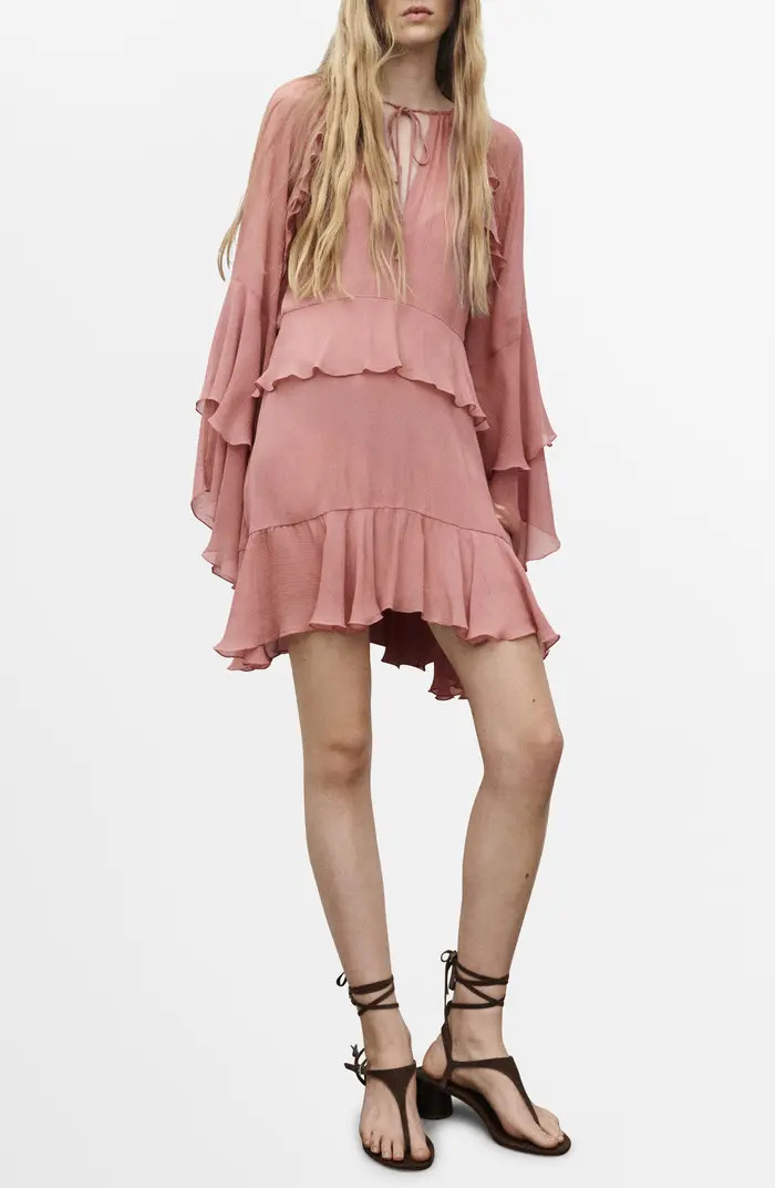 Ruffle Long Sleeve Dress | Nordstrom Rack
