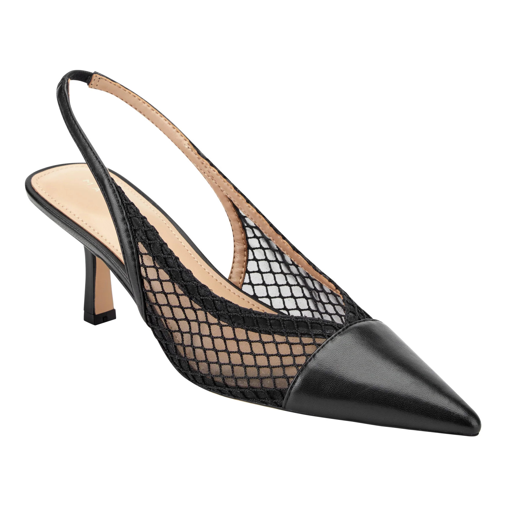 Gipsi Mesh Slingback Kitten Heel Pump | Marc Fisher